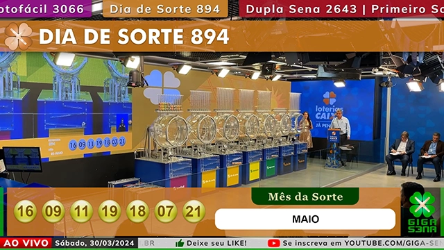 Resultado da Dia de Sorte 894