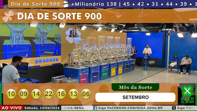 Resultado da Dia de Sorte 900