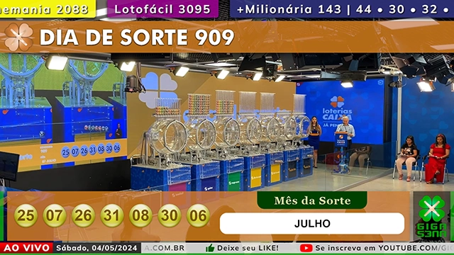 Resultado da Dia de Sorte 909