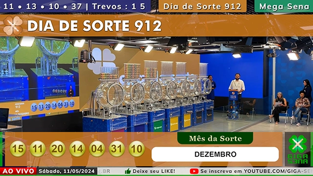 Resultado da Dia de Sorte 912