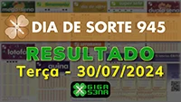 Resultado da Dia de Sorte 945