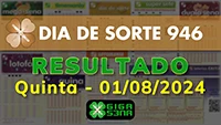 Resultado da Dia de Sorte 946