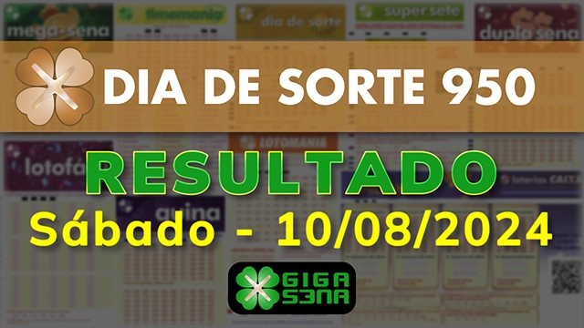 Resultado da Dia de Sorte 950