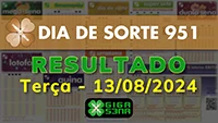 Resultado da Dia de Sorte 951