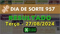 Resultado da Dia de Sorte 957