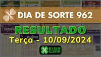 Resultado da Dia de Sorte 962