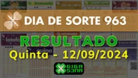 Resultado da Dia de Sorte 963