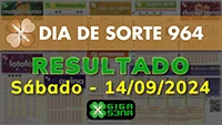 Resultado da Dia de Sorte 964