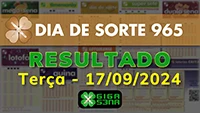 Resultado da Dia de Sorte 965