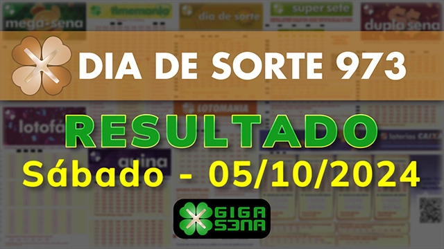 Resultado da Dia de Sorte 973