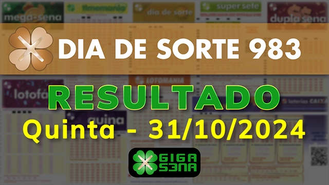 Resultado da Dia de Sorte 983