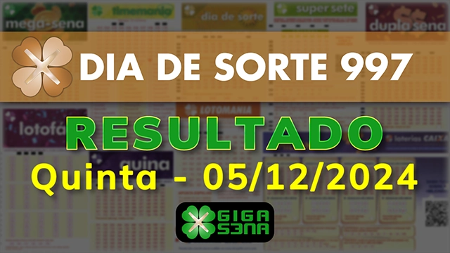 Resultado da Dia de Sorte 997