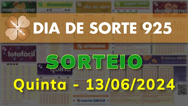 Sorteio da Dia de Sorte 925