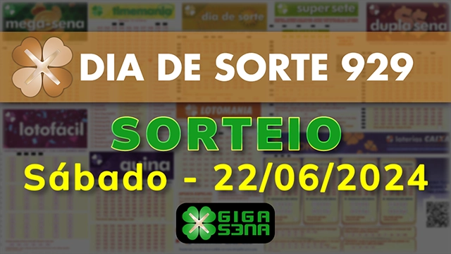 Sorteio da Dia de Sorte 929