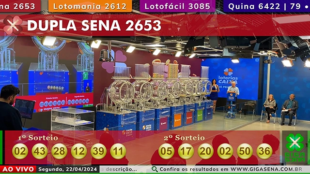 Resultado da Dupla Sena 2653