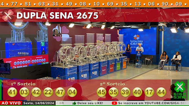 Resultado da Dupla Sena 2675