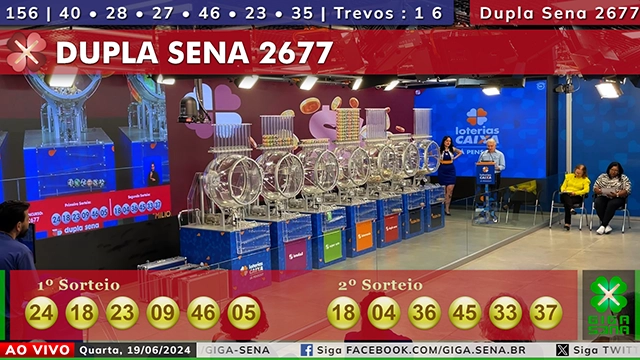 Resultado da Dupla Sena 2677