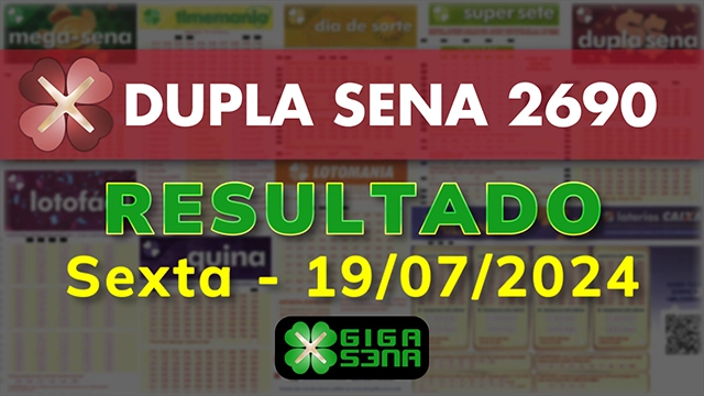 Resultado da Dupla Sena 2690