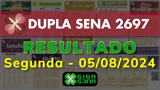 Resultado da Dupla Sena 2697