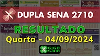 Resultado da Dupla Sena 2710