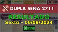 Resultado da Dupla Sena 2711