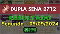 Resultado da Dupla Sena 2712