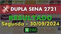 Resultado da Dupla Sena 2721