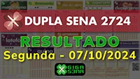 Resultado da Dupla Sena 2724