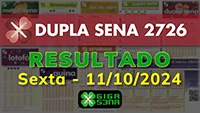 Resultado da Dupla Sena 2726