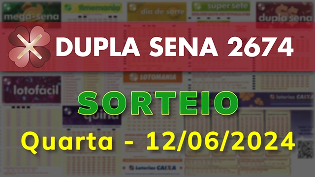 Sorteio da Dupla Sena 2674