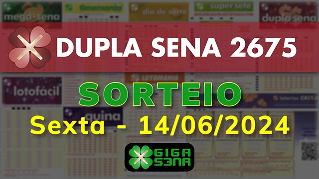 Sorteio da Dupla Sena 2675