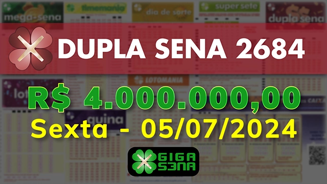 Sorteio da Dupla Sena 2684