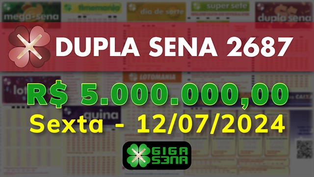 Sorteio da Dupla Sena 2687