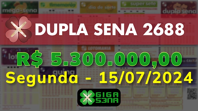 Sorteio da Dupla Sena 2688