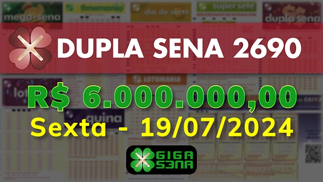 Sorteio da Dupla Sena 2690