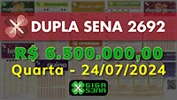 Sorteio da Dupla Sena 2692