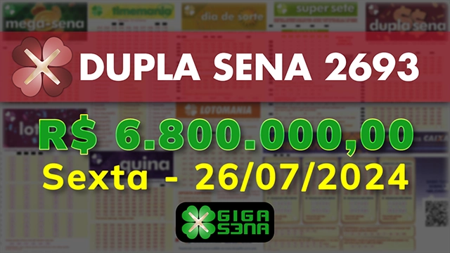 Sorteio da Dupla Sena 2693