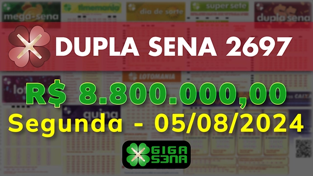 Sorteio da Dupla Sena 2697