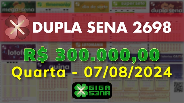 Sorteio da Dupla Sena 2698