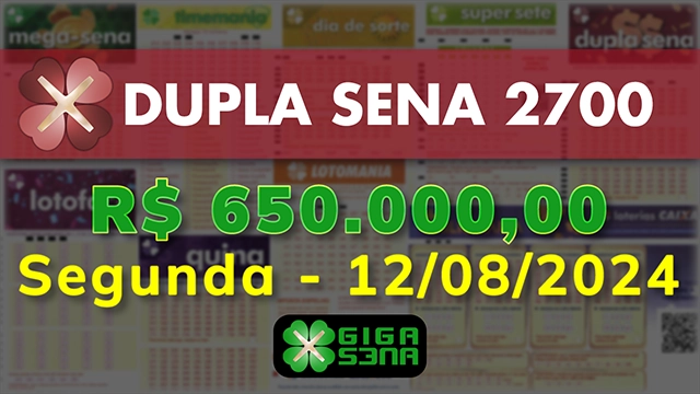 Sorteio da Dupla Sena 2700