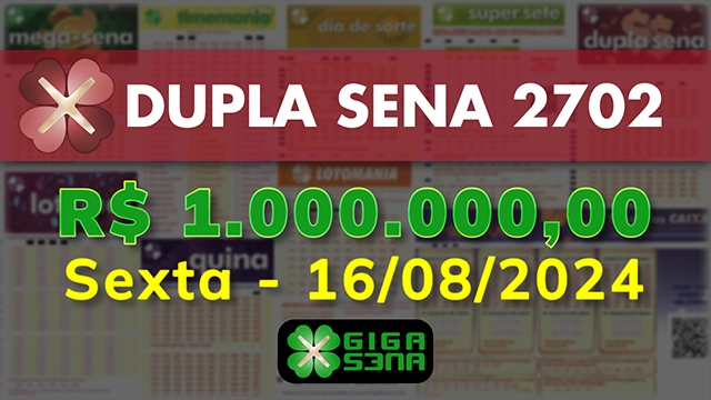 Sorteio da Dupla Sena 2702