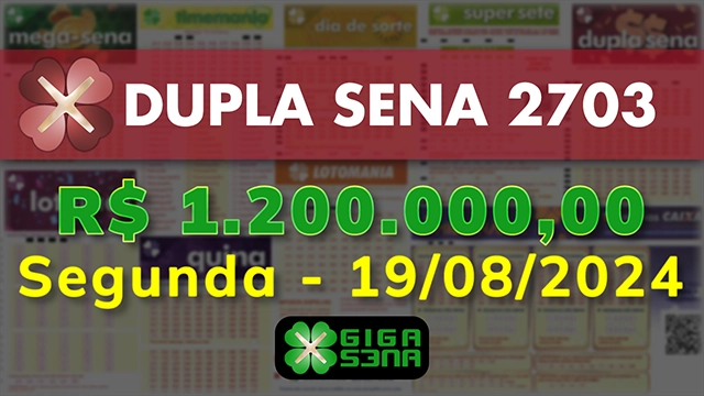 Sorteio da Dupla Sena 2703