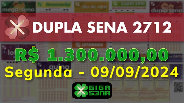 Sorteio da Dupla Sena 2712