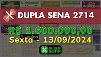 Sorteio da Dupla Sena 2714