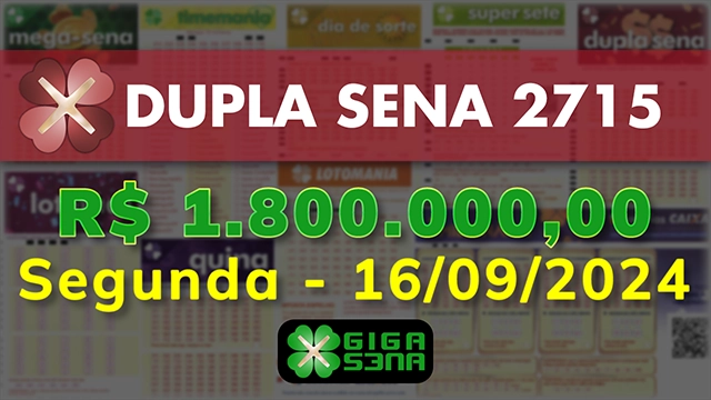 Sorteio da Dupla Sena 2715