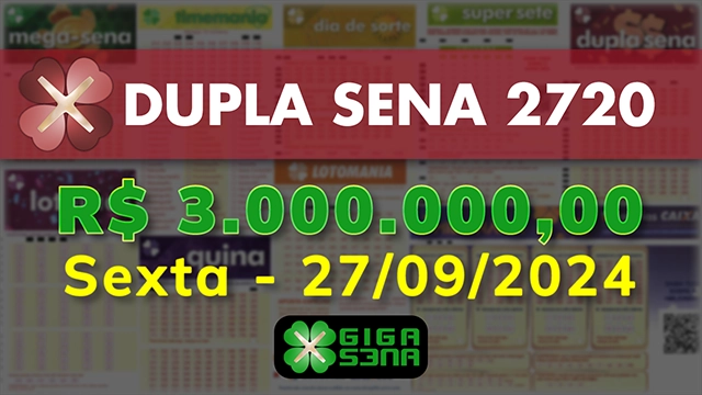 Sorteio da Dupla Sena 2720