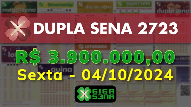 Sorteio da Dupla Sena 2723