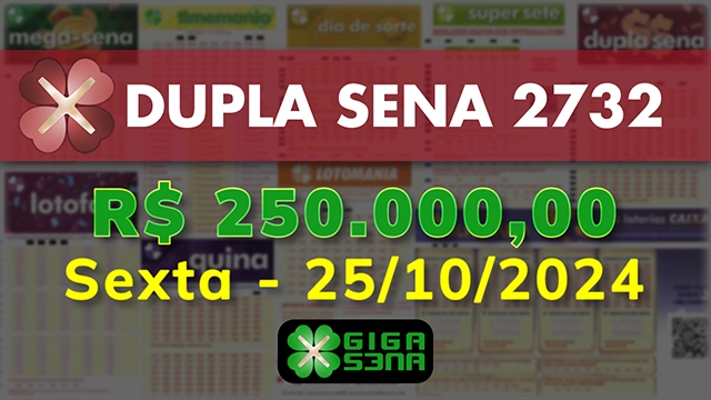 Sorteio da Dupla Sena 2732