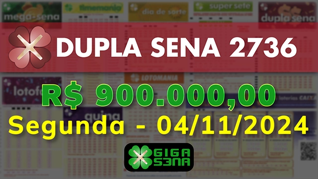 Sorteio da Dupla Sena 2736