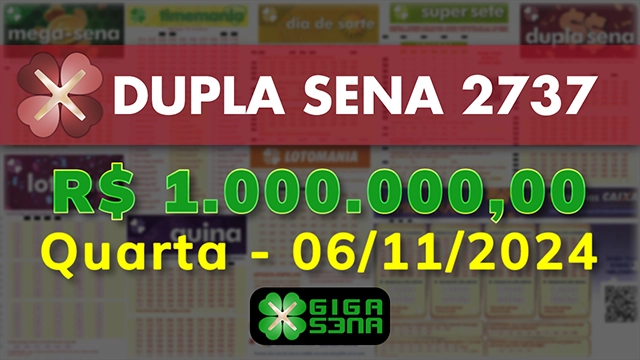 Sorteio da Dupla Sena 2737